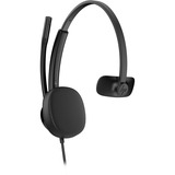 HP Poly Mission 415 Mono-USB-Headset (kabelgebunden) BULK schwarz, USB Type-C und Type-A, Kunstleder-Ohrpolster (Oberflächenmaterial)