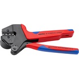 KNIPEX Crimp-Systemzange 97 43 66 EVO, Crimpzange rot/blau, für MC4 EVO 2 Solar-Steckverbinder