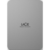 LaCie Mobile Drive Secure 2 TB, Externe Festplatte grau, USB-C 3.2 (5 Gbit/s)