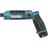 Makita Akku-Knickschlagschrauber TD023DSE, 7,2 Volt blau/schwarz, 2x Li-Ionen Akku 1,5Ah
