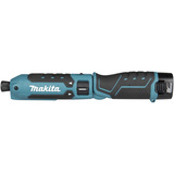 Makita Akku-Knickschlagschrauber TD023DSE, 7,2 Volt blau/schwarz, 2x Li-Ionen Akku 1,5Ah