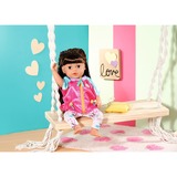 ZAPF Creation BABY born® Freizeitanzug Pink 43cm, Puppenzubehör Jacke und Hose, inklusive Kleiderbügel