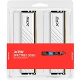 ADATA DIMM 16 GB DDR4-3200 (2x 8 GB) Dual-Kit , Arbeitsspeicher weiß, AX4U32008G16A-DTWHD35G, XPG Spectrix D35G, INTEL XMP