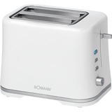 Bomann TA 1577 CB, Toaster weiß/silber