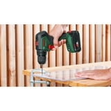 Bosch Akku-Bohrschrauber UniversalDrill 18V-60 grün/schwarz, Li-Ionen Akku 2,0Ah, Koffer, POWER FOR ALL ALLIANCE