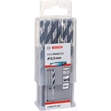 Bosch HSS-Spiralbohrer PointTeQ, Ø 6,5mm x 101mm, 10 Stück Arbeitslänge 63mm