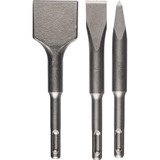 Bosch Professional PRO SDS plus-4C Kurzmeißel-Satz, 3-teilig, Meißel-Satz  140mm Länge