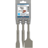 Bosch Professional PRO SDS plus-4C Kurzmeißel-Satz, 3-teilig, Meißel-Satz  140mm Länge
