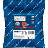 Bosch Professional X-LOCK Expert R782 Prisma Ceramic Fiberschleifscheibe, Ø 125mm, K80 25 Stück, Bohrung 22,23mm