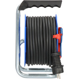 Brennenstuhl Garant Kompakt IP44, 3-fach, Kabeltrommel blau/schwarz, 15 Meter