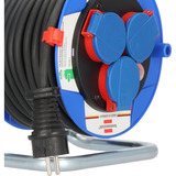 Brennenstuhl Garant Kompakt IP44, 3-fach, Kabeltrommel blau/schwarz, 15 Meter