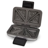 Cloer XXL-Sandwichmaker 6259 silber/schwarz