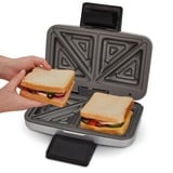 Cloer XXL-Sandwichmaker 6259 silber/schwarz