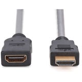 Digitus HDMI High Speed mit Ethernet Verlängerungskabel schwarz, 2 Meter