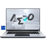 GIGABYTE AERO 16 YE5-A4DE948HP, Gaming-Notebook silber, Windows 11 Pro