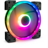 Inter-Tech Argus RGB-Fan Set RS-14 140x140x25, Gehäuselüfter schwarz, 3er Set, inkl. Controller, 140 mm