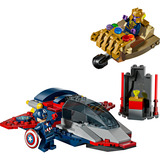 LEGO 76319 Marvel Super Heroes Captain America vs. Thanos, Konstruktionsspielzeug 