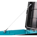 Makita MAKTRAK Organizer kompakt , Werkzeugkiste blau/transparent, Transparenter Deckel