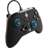 PowerA Enhanced Wired Controller for Xbox Series X|S, Gamepad schwarz/blau, Blue Hint