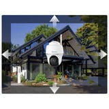 Reolink Argus Series B430 mit Solar Panel, Überwachungskamera weiß, 5MP, WLAN