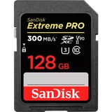 SanDisk Extreme PRO 128 GB SDXC, Speicherkarte schwarz, UHS-II U3, Class 10, V90