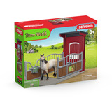 Schleich Farm World Ponybox mit Mustang Stute, Spielfigur 