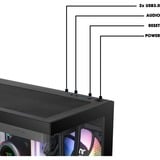 Thermaltake FTW, Gaming-PC schwarz, Windows 11 Home 64-Bit