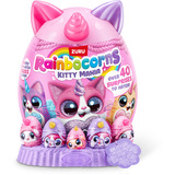ZURU Rainbocorns - Eggzania Kitty Mania, Spielfigur sortierter Artikel, eine Figur