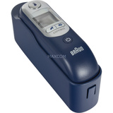 Braun ThermoScan 7+ connect, Fieberthermometer blau, Infrarot-Ohrthermometer