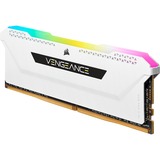 Corsair DIMM 16 GB DDR4-3200 (2x 8 GB) Dual-Kit, Arbeitsspeicher weiß, CMH16GX4M2E3200C16W, Vengeance RGB PRO SL, INTEL XMP