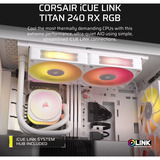 Corsair iCUE LINK TITAN 240 RX RGB Generalüberholt, Wasserkühlung weiß