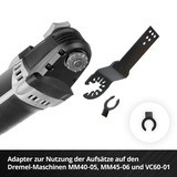 EINHELL 6-teiliges Multitool-Zubehör-Set, Schleifscheibe für Multifunktionswerkzeuge