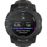 Garmin Instinct 3 – 50 mm, AMOLED, Tactical Edition, Smartwatch Black, Silikon-Armband