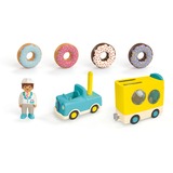 PLAYMOBIL 71702 Junior: Verrückter Donut Truck mit Stapel- und Sortierfunktion, Konstruktionsspielzeug 