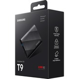 Samsung Portable SSD T9 2 TB, Externe SSD schwarz, USB 3.2 Gen 2x2 (20Gbps)