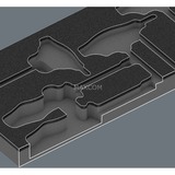 Wera 9713 Schaumstoffeinlage Hex Schraubendreher-Set 1, 12‑teilig schwarz/grau, in Schaumstoffeinlage für Werkstattwagen