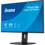 iiyama ProLite XB2797HSN-B1, LED-Monitor 68.6 cm (27 Zoll), schwarz (matt), FullHD, IPS, HDMI, DP, USB-C, USB-Hub, Lautsprecher, 100Hz Panel