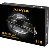 ADATA LEGEND 960 1 TB, SSD dunkelgrau/gold, PCIe 4.0 x4, NVMe 1.4, M.2 2280