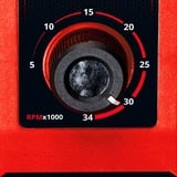 EINHELL Power X-Change Akku-Schleif- / Gravur-Werkzeug TE-MT 18/34 Li-Solo, 18Volt, Geradschleifer rot/schwarz, ohne Akku und Ladegerät, 55-teiliges Zubehör-Set