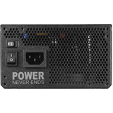 Fortron FSP MEGA GM 1000W, PC-Netzteil schwarz/weiß, 1x 12-Pin High Power GPU, 3x PCIe, Kabelmanagement, 1000 Watt