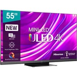 Hisense 55U8HQ, LED-Fernseher 138 cm(55 Zoll), schwarz, UltraHD/4K, Mini-LED, Triple Tuner, SmartTV, 120Hz Panel