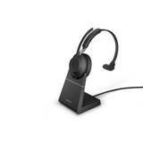 Jabra Evolve2 65, Headset schwarz, Microsoft Teams, USB-A, Ladestation