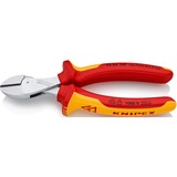 KNIPEX X-Cut Kompakt-Seitenschneider 73 06 160, VDE, Schneid-Zange gelb, doppelt gelagerte Gelenkachse