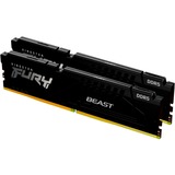 Kingston FURY DIMM 64 GB DDR5-6000 (2x 32 GB) Dual-Kit, Arbeitsspeicher schwarz, KF560C30BBEK2-64, Fury Beast, INTEL XMP, AMD EXPO