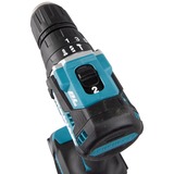 Makita Akku-Schlagbohrschrauber DHP487RAJ, 18Volt blau/schwarz, 2x Li-Ionen Akku 2,0Ah, MAKPAC