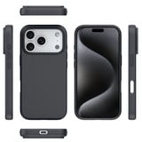 Nevox StyleShell SHOCK, Handyhülle schwarz, iPhone 17 Pro, kompatibel mit MagSafe