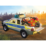 PLAYMOBIL 71875 City Action Verfolgungsjagd mit Polizei Pick-Up, Konstruktionsspielzeug 
