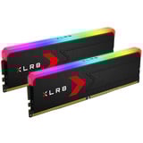 PNY DIMM 32 GB DDR5-6400 (2x 16 GB) Dual-Kit, Arbeitsspeicher schwarz, MD32GK2D5640036XRGB, XLR8 Gaming EPIC-X RGB, INTEL XMP, AMD EXPO