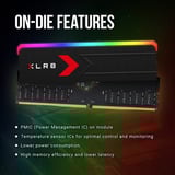 PNY DIMM 32 GB DDR5-6400 (2x 16 GB) Dual-Kit, Arbeitsspeicher schwarz, MD32GK2D5640036XRGB, XLR8 Gaming EPIC-X RGB, INTEL XMP, AMD EXPO