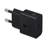 Samsung Schnellladegerät EP-T2510X 25 Watt, mit Kabel schwarz, GaN, PD 3.0, SFC, 1 Meter Kabel